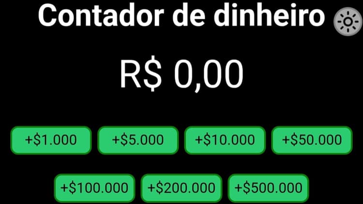 Contador de Dinheiro